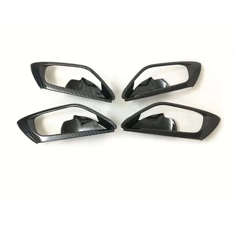 High-quality-car-body-styling-cover-stick-trim-door-inner-handle-bowl-frame-lamp-4pcs-For (1)