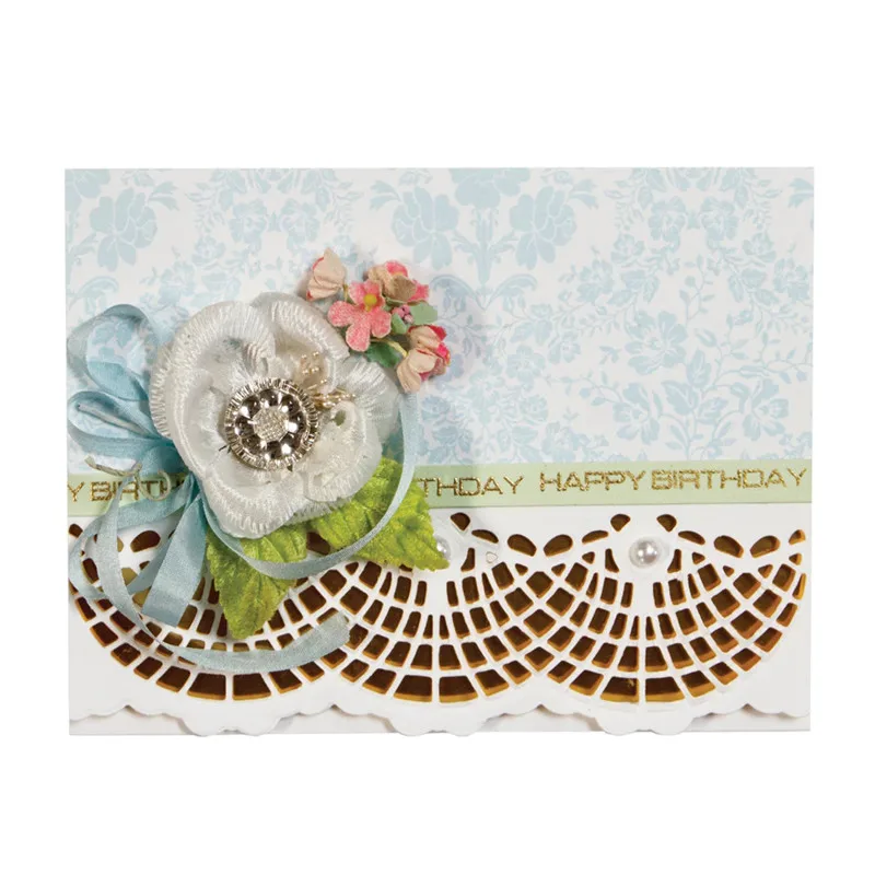 

Eastshape 140*54mm Lace Dies Scrapbooking Metal Cutting Dies Decoration Frame DIY Cuts Card New Background