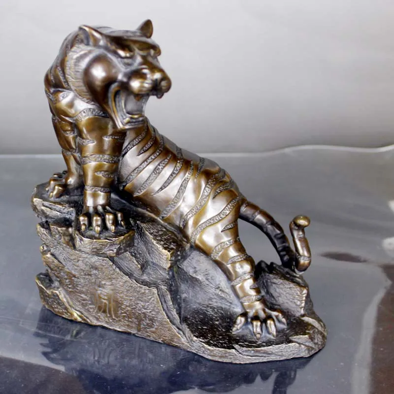 

free Copper crafts decoration zodiac tiger housewarming gift birthday ltte tiger fast