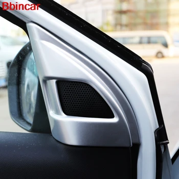 

Bbincar ABS Chrome Carbon Fiber Paint Inner Front Door Speaker A Pillar Trim 2pcs For Citroen Aircross C5 SUV Hatchback