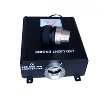 1X DMX512 45 Вт цвета RGB LED оптическое волокно свет двигателя DMX512 сигнала AC85-260V вход для всех видов волоконно-оптических