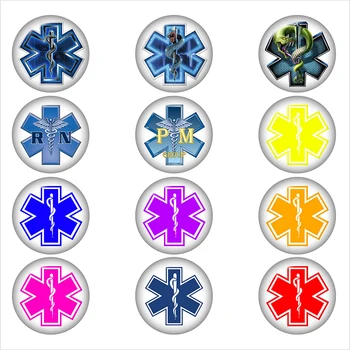 

20PCS Mixed Glass Snap Button Jewelry RN PM For DIY 18MM Button Snap Bracelet Necklace Jewelry