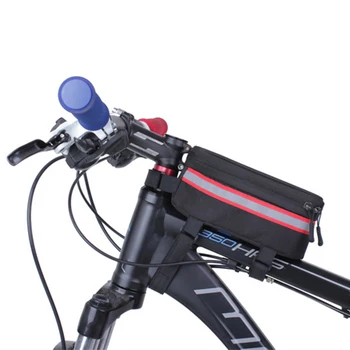 

Bicycle Bag Cycling Bike Frame Mobile Phones Holder Bags Case Pouch Riding Accessories FK88