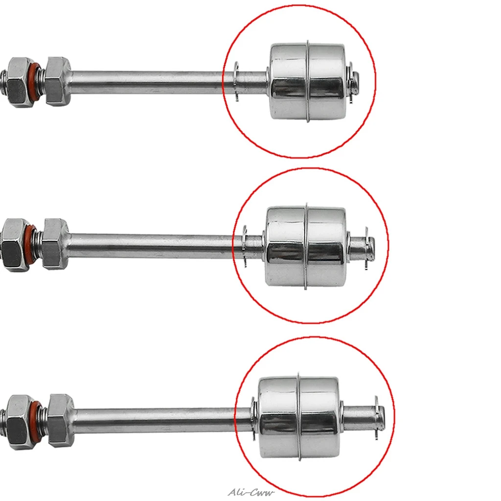Нержавеющая сталь 10 см 50 Вт датчик уровня воды Жидкость Поплавковый выключатель Бак бассейн