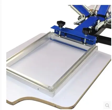 4 color one station screen printing machine 7