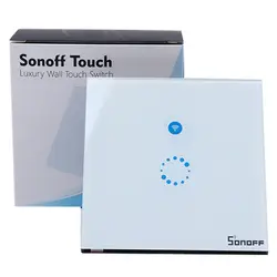 Sonoff Touch 86 T186 сенсорный настенный Wifi выключатель света стеклянная панель сенсорный светодиодный выключатель света Умный дом пульт