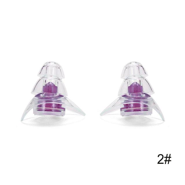 Ear Plugs Ear Protection Soft Silicone Reusable Music Earplugs Noise Reduction For Sleep DJ Bar Bands Sport W/ Case