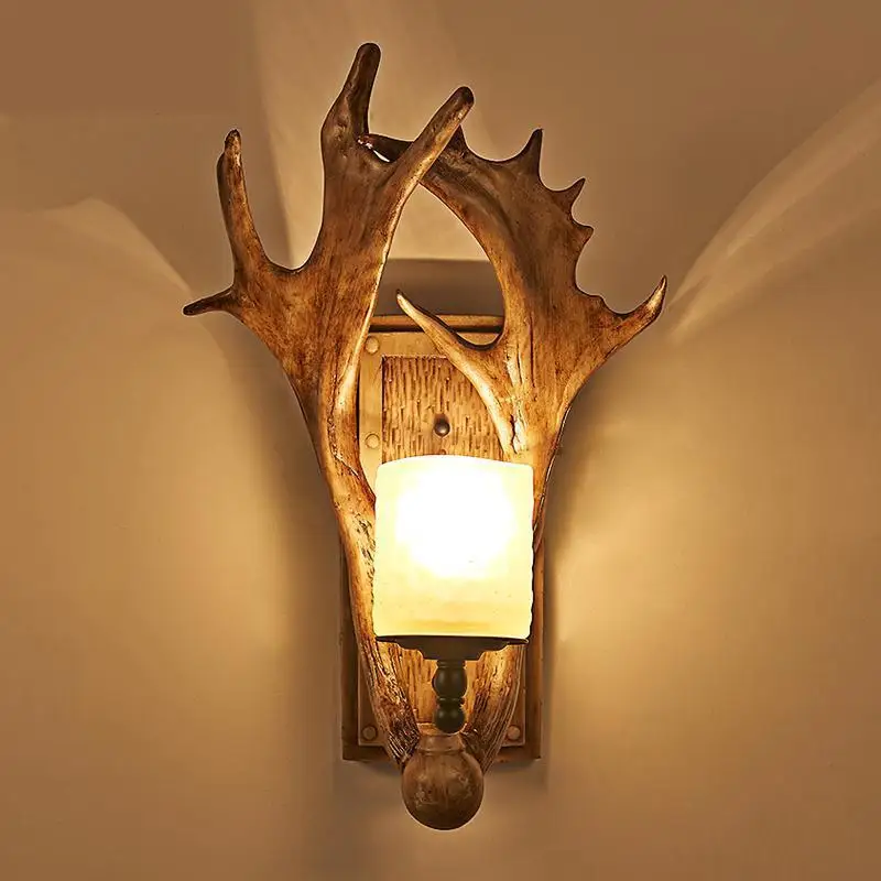 Gewei Led Wandlamp Amerikaanse Land Kerst Decoratieve Wandlamp