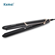 Kemei Dropshiping Hair Infrared Straightener Ceramic Thermostatic Coating Styling Tool Hair Straightner Curling Iron EU Plug Kemei Dropshiping Hair Infrared Straightener Ceramic Thermostatic Coating Styling Tool Hair Straightner Curling Iron EU Plug