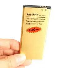 50 шт./лот 4500 мА/ч, EB-BN910BBE золото литий-ионная Замена Батарея для samsung Galaxy Note IV 4 N910F N910H N910S N910U N910L n910c