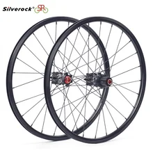 SILVEROCK легированные колеса для велосипеда 2" 1 1/8" 451 406 19 мм 27 мм 20/24 часа в сутки 100 мм 135 мм для Minivelo складные лежачий велосипед