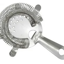 1PC Bartender Cocktail Shaker Bar Wire Mixed Drink Ice Strainer Stainless Steel Colander Filter Cocktail Bar Accessories OK 0427