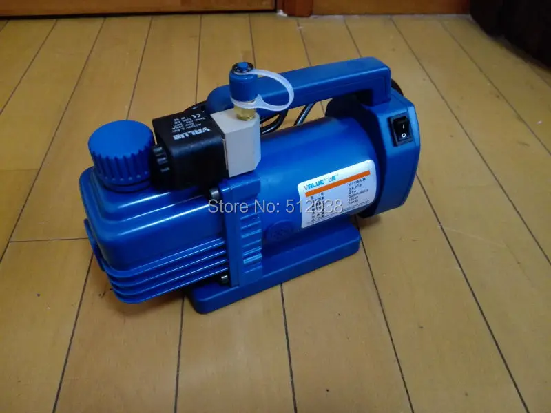 

Single Stage 1.5CFM 1/5HP Rotary Vane Vacuum Pump HVAC Air AC A/C R410A R134A R22 R407C R12