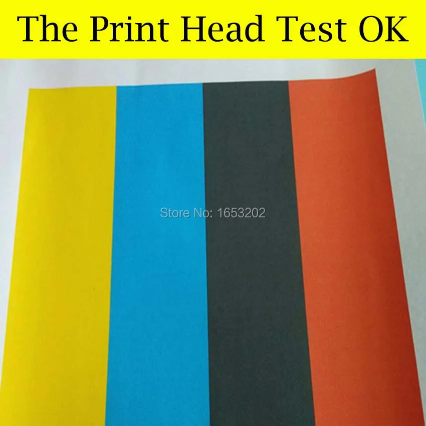 The print head test OK 3