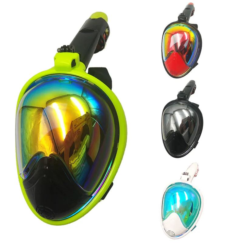 LM1303 Olorful الغوص قناع كامل الوجه الغوص قناع السباحة التدريب الغوص قناع مكافحة الضباب ل Gopro كاميرا الغوص معدات LM1303 Olorful الغوص قناع كامل الوجه الغوص قناع السباحة التدريب الغوص قناع مكافحة الضباب ل Gopro كاميرا الغوص معدات
