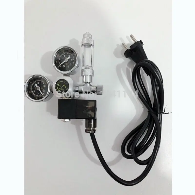 Аквариум CO2 регулятор W21.8 G5/8 220V Магнитная электромагнитный проверить аквариумный