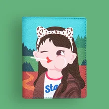 Самая популярная в мире Обложка для паспорта, размер из искусственной кожи Подходит для паспорта держатель каждой страны 14,1*11,3 см