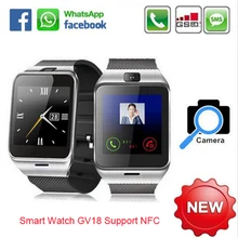 NFC Aplus GV18 Smart bluetooth uhr mit Kamera bluetooth armbanduhr sim-karte Smartwatch für iPhone6 Android Telefon PK DZ09 GV08