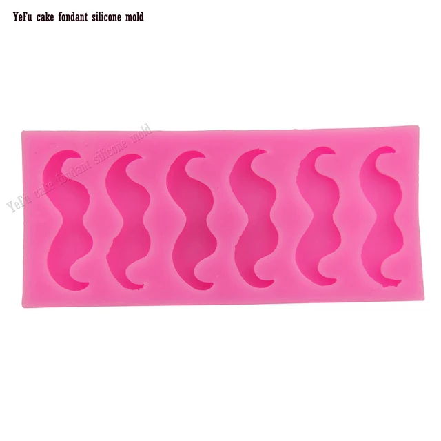 3D Bajusz Szilikon Penész Torta Dekoráció, Cukorcraft Csokoládé Cukorka Gyanta Ínypaszta Scrapbooking F0842 - Image 4