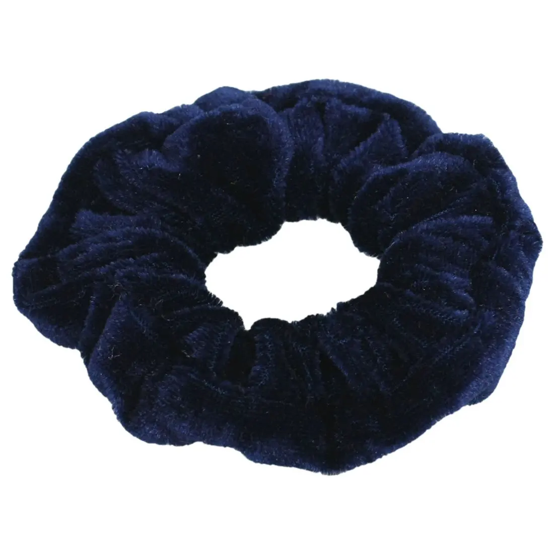 Darkblue Velvet Elastic Hair Tie Band Ponytail Holder for Womenin