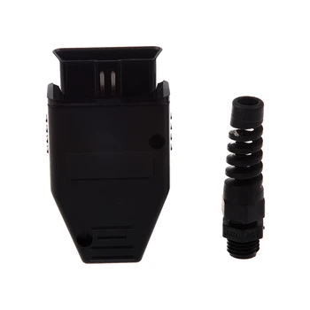 

EOBD/JOBD OBD/2/11/II ODB 2/11 J1962 16 pins male connector plug adapter cable connector&housing&SR&screws