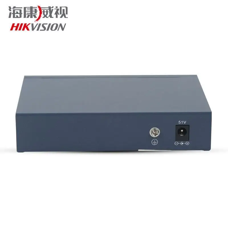 HIKVISION DS-3E0105P-E переключатель инжектора PoE 5 Порты(1 Uplink, 4 PoE) 10/100 Мбит/с; Новинка