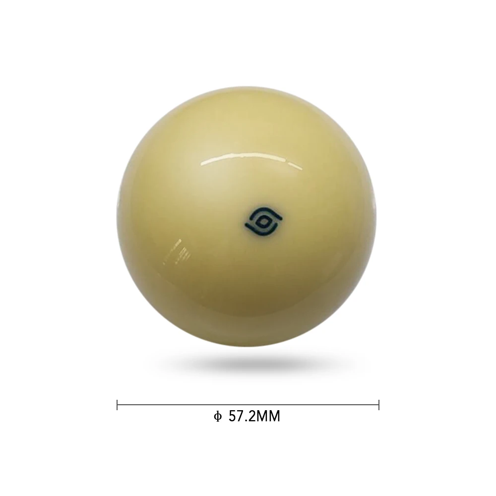 57,2 мм бильярдный снукер тренировочные шары Professional синтетическая смола Кий Мяч для снукера 1 шт. белый кий