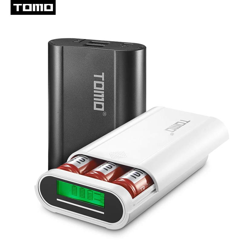 TOMO M3, умное зарядное устройство, 5 В, 2 А, внешний аккумулятор, чехол, 3x18650, аккумулятор, портативный, сделай сам, блок питания, универсальное зарядное устройство для телефона