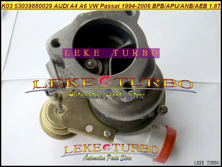 K03 53039700029 53039880029 53039880025 53039880005 Турбокомпрессор для AUDI A4 A6 VW Passat B5 1.8L BFB APU ANB AWT AEB 1,8 T