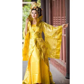 

Ancient Chinese Costume Colorful Formal Han Fu Princess Fairy Costume Outfit Hanfu Ru Dress Wide Sleeves Chinese Dance Costumes