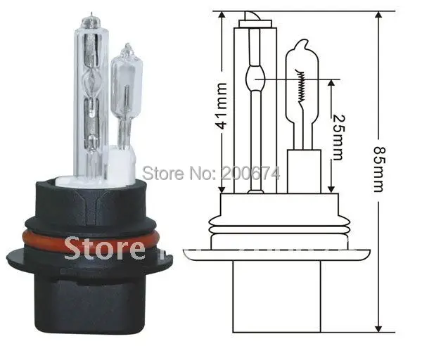 

Cheap shipping ,1 year warranty ,12v/35w 9004-2 Auto HID lamp KF11002-9004-2