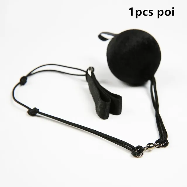 Ruoru 2 Pieces = 1 Pair Adjustable Belly Dance POI Thrown Ball Poi Balls for Poi Veil Stage Performance Props Accessories Poi 1 pieces