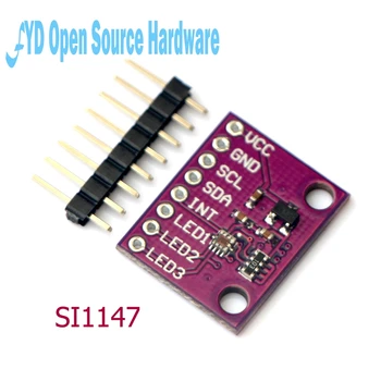 

1pcs Si1147 Module Ultraviolet UV Index IR Distance Position Ambient Light Sensor