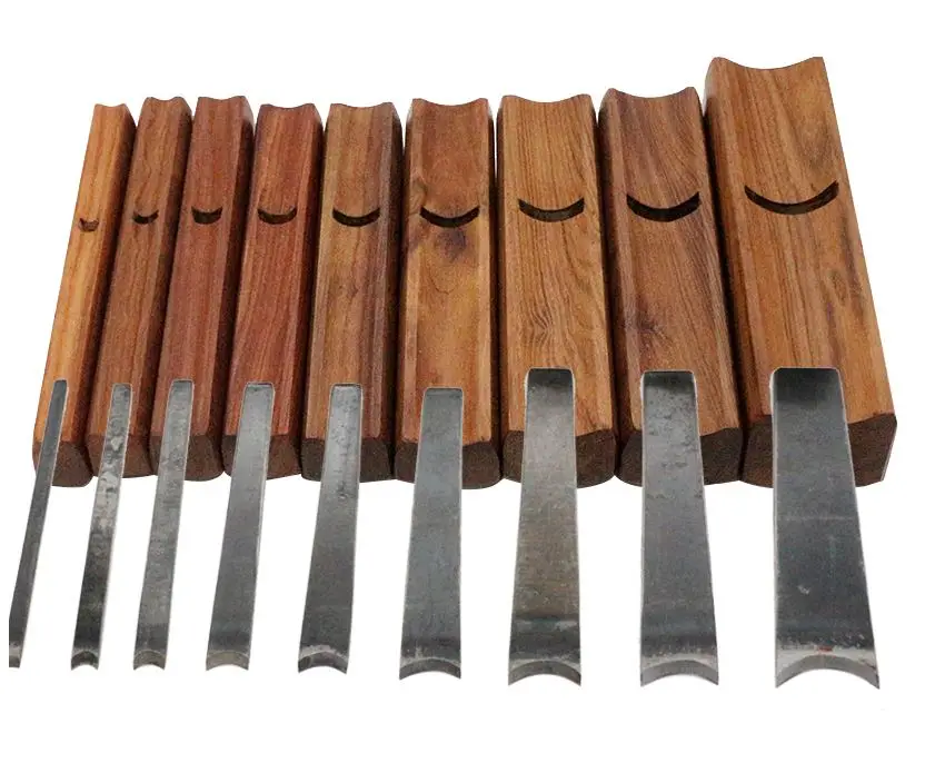 

9pcs/lot 6/8/10/13/16/19/22/25/32mm Rosewood Card / Racks Planer Round Rod Planer Woodworking Shaver/ Hand Planer