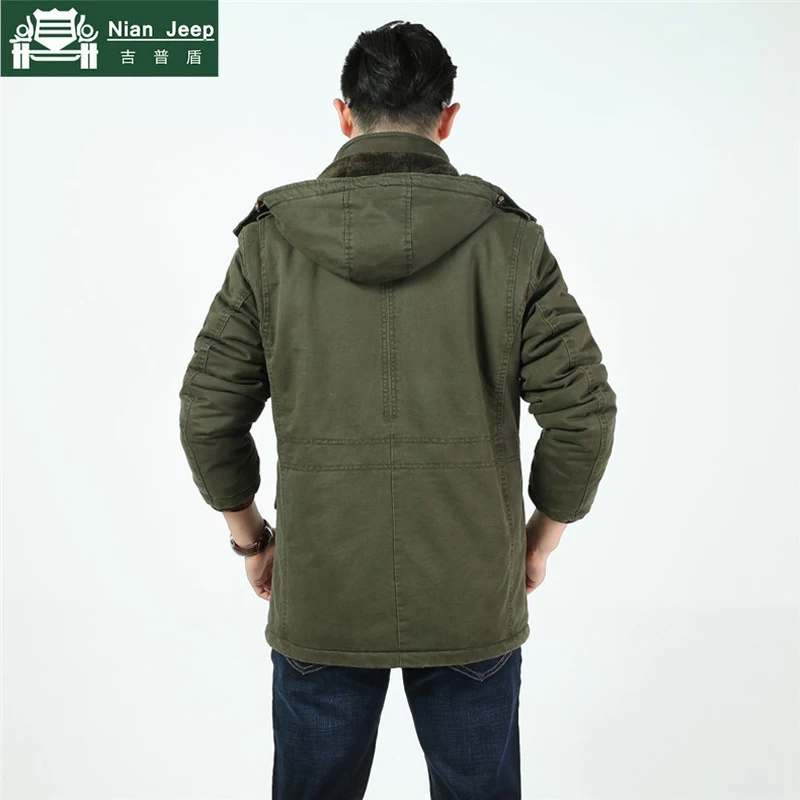 Günstig Plus Größe 8XL 2018 Marke Armee Herren Winter Warm Verdicken jacken   Mäntel 100% Baumwolle Bequem und Warm Military Stil jacken