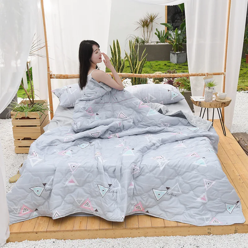 11 стильных мягких розовых фламинго шаблон постельные стеганые одеяла удобные летние кондиционер одеяло постельное белье большого плед двуспального размера - Color: J