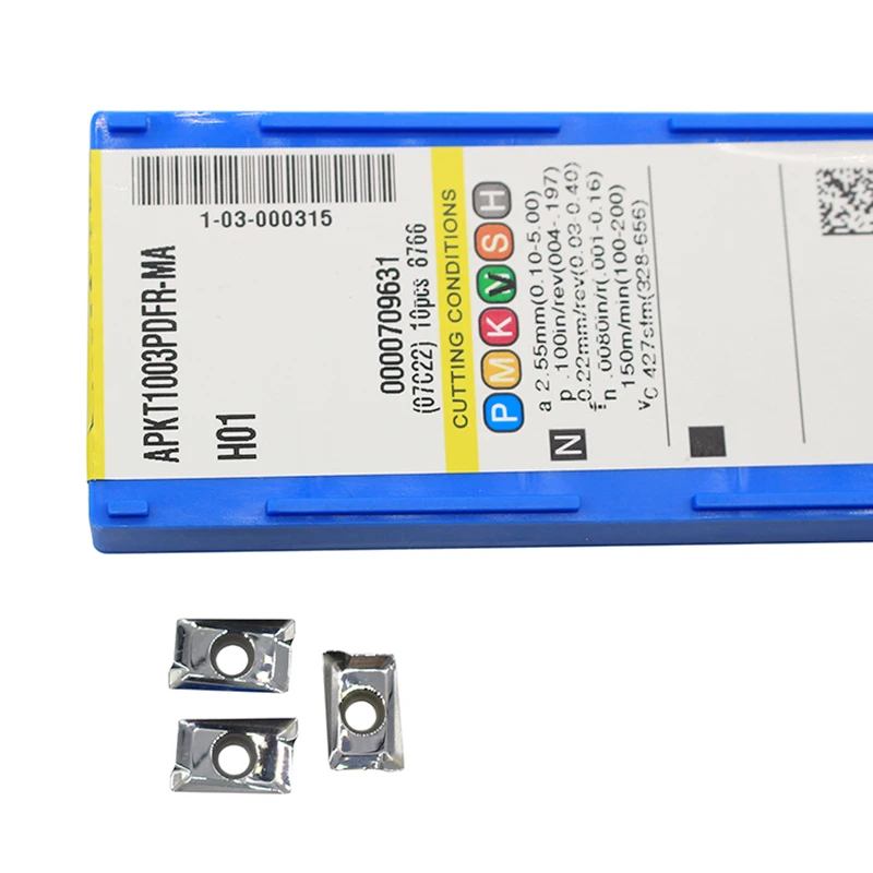 APKT1003 PDFR APKT 1003 MA H01 алюминиевый резак лезвие вставка для режущего инструмента токарный инструмент с ЧПУ Инструменты AL+ оловянный сплав дерево