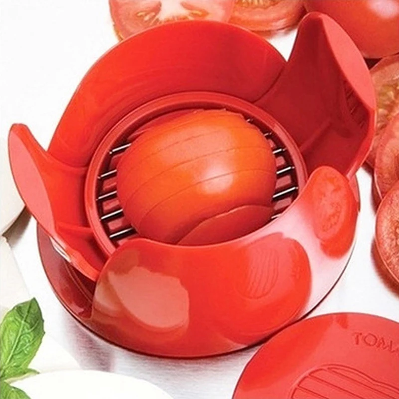 

1PC Creative kitchen cutting tomato potato slicing machine for vegetables tomato slicer Tomato Salad Fruit slicer kitchen gadget