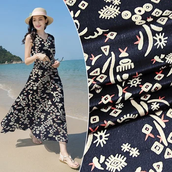 

100% Silk Broken Flower Pearl Satin Dress Cloth Designer Fabric