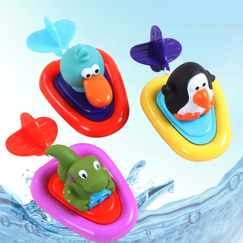 

water pool toy child swimming toys for kids children bath bathing toys for swimming for baby Dinosaur Penguin duck Float Spring