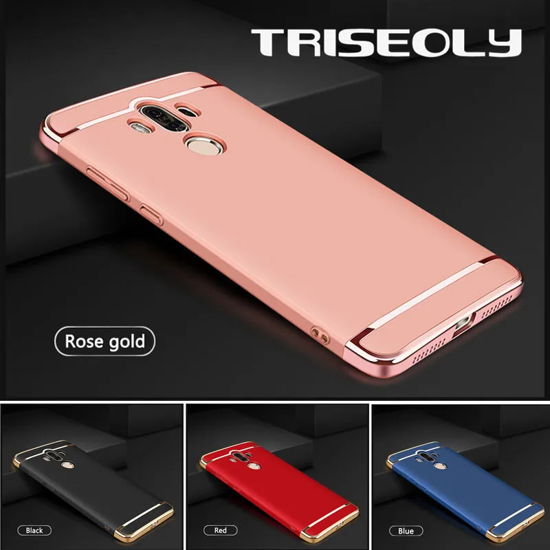 

TRISEOLY For Huawei Mate 9 Case Luxury For Huawei Mate 9 Case Plating Ultra-thin Hard Case For Huawei Mate 9 Phone Fundas 5.9"