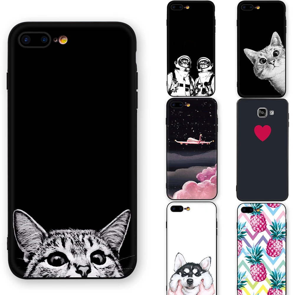 

Cute Animals Pattern Phone Cases For iPhone X 8 7 6 6S Plus Silicone Case For iPhone XR XS Max TPU Protective Cover