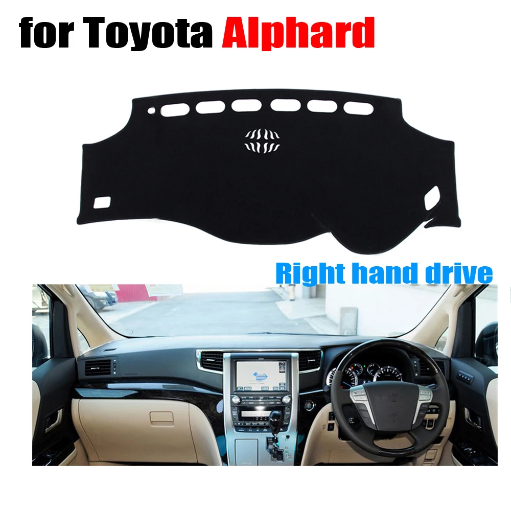 Бесплатная доставка! Приборной панели автомобиля Обложка Коврик для Toyota Alphard 2008-2017 правый руль