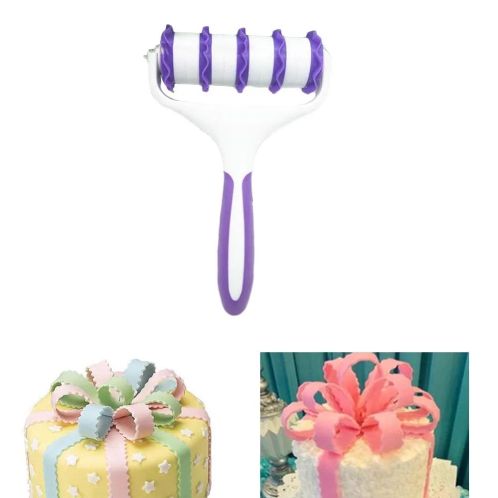 Cake Ribbon Maker Rolling Embosser Cutting Wheel Interchangeable Wheels