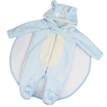 New Handmade 23 inch Reborn Baby Boy Doll Rompers Blue Plush Doll Clothes Accessories Free Blanket Hot Sale For Winter