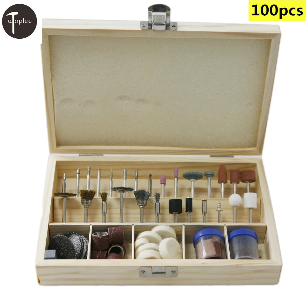 100 шт. вращающийся Электроинструмент подходит для Dremel 1/8 &quotхвостовик резки