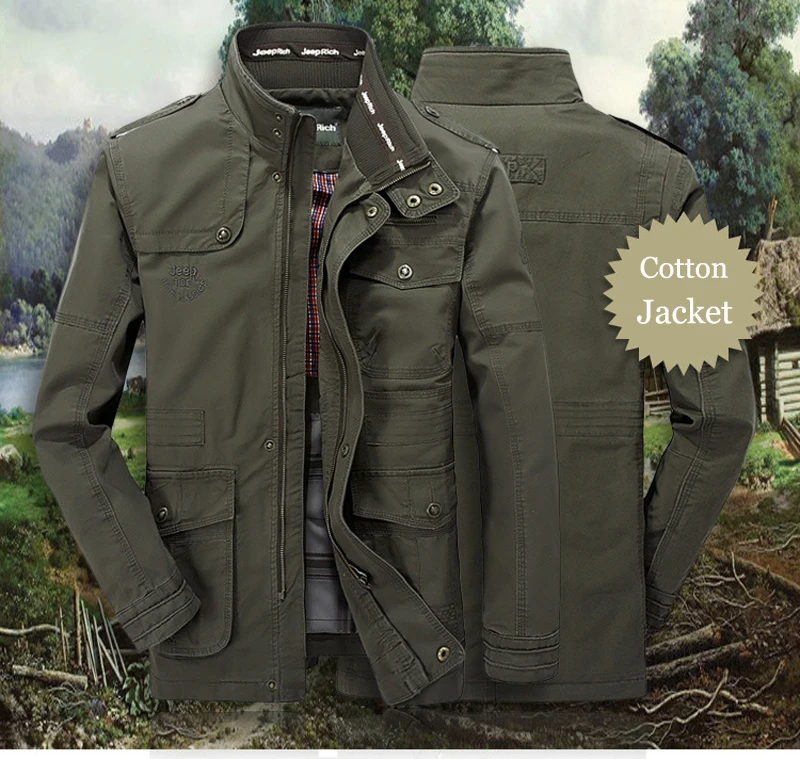 Мужские ветровки 5xl 6xl 7xl 8xl мульти-карманные армейские военные хлопковые куртки-бомберы тонкие для мужчин уличные тренчи парки Пальто