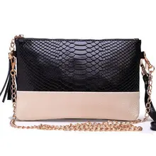 Véritable Gland En Cuir Sacs À Main 2016 Crocodile Sacs à Bandoulière Sac de Messager Jour Embrayage Chaîne Sac Petit de Femmes Embrayages MU-923