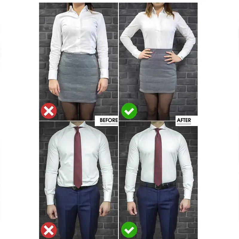 easy shirt stay adjustable belt