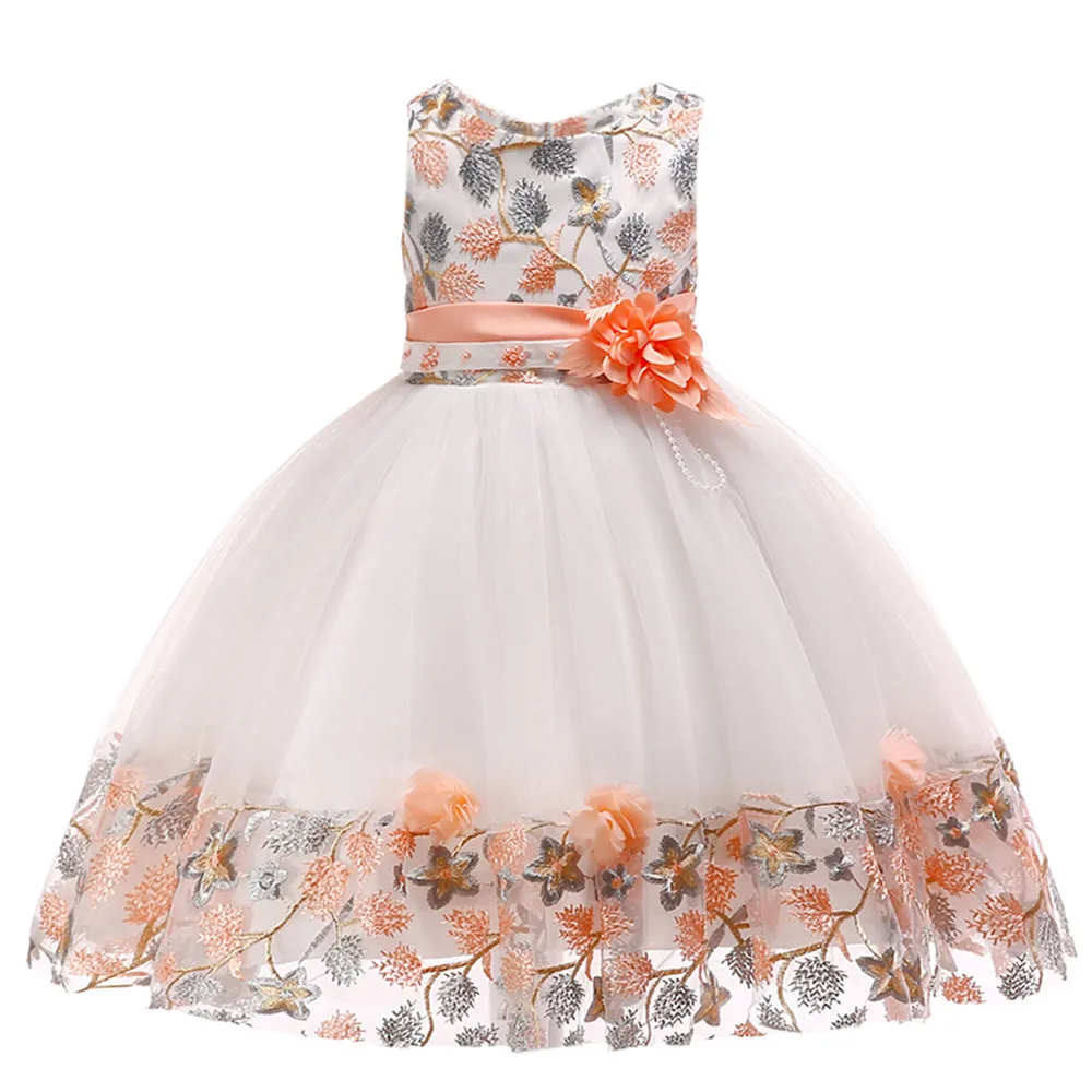

Szyadeou Girl Dresses Baby Girl Princess Dress Bridesmaid Pageant Gown Birthday Party Wedding Dress Vestidos Kids Dresses D1